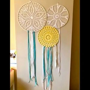 Hand made crochet 🧶 dreamcatcher